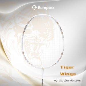 Vợt cầu lông Kumpoo Tiger Wings hổ trắng chính hãng