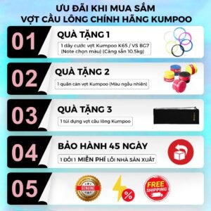 Vợt cầu lông Kumpoo Kevlamor 2 cao cấp chính hãng