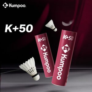 Quả cầu lông vịt Kumpoo K+50 chính hãng, ống cầu lông 6 quả