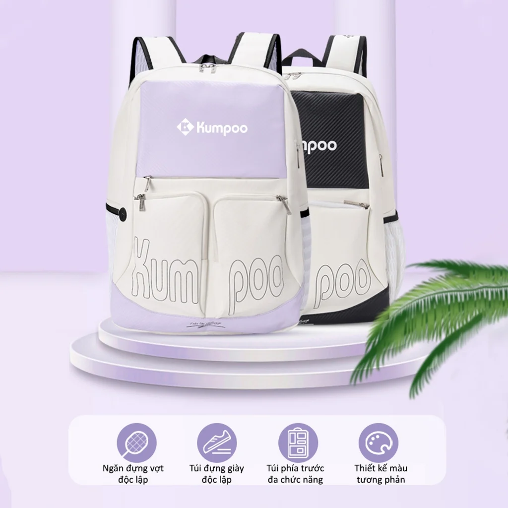 Balo cầu lông Kumpoo KB-326 sức chứa lớn, đa năng - Ảnh 13