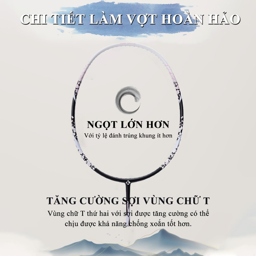 Vợt cầu lông Kumpoo BlackPink 4UG5 chính hãng - ảnh 5
