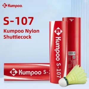Hộp 6 quả cầu lông nhựa Kumpoo S-107 luyện tập nghiệp dư